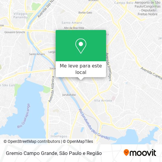 Gremio Campo Grande mapa