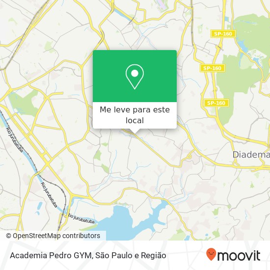 Academia Pedro GYM mapa