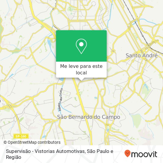 Supervisão - Vistorias Automotivas mapa