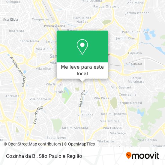 Cozinha da Bi mapa