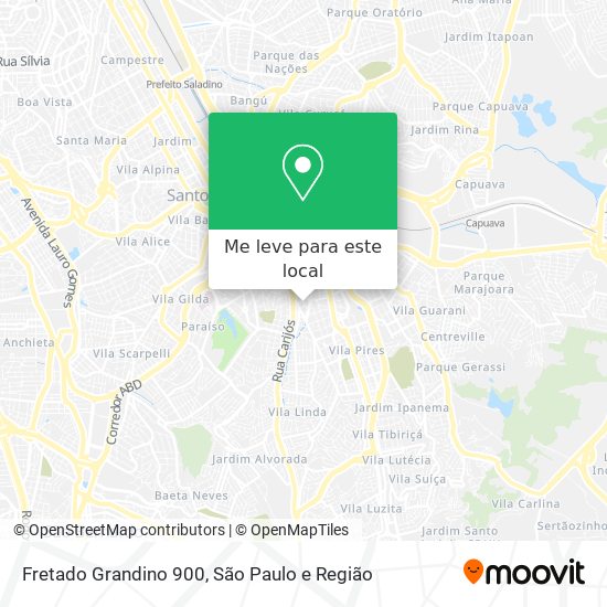 Fretado Grandino 900 mapa