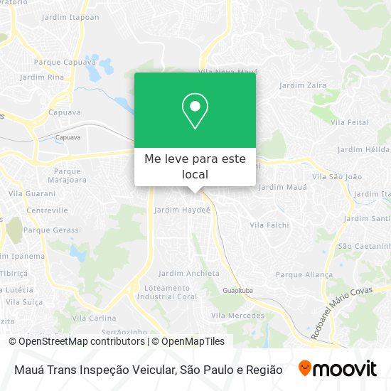 Mauá Trans Inspeção Veicular mapa