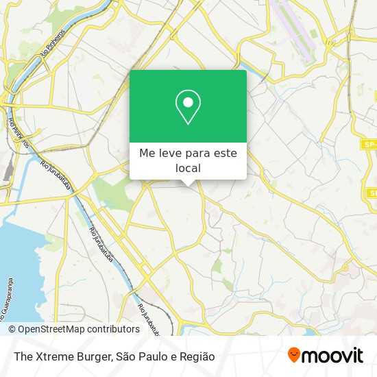 The Xtreme Burger mapa