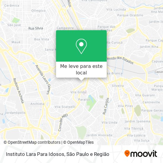 Instituto Lara Para Idosos mapa