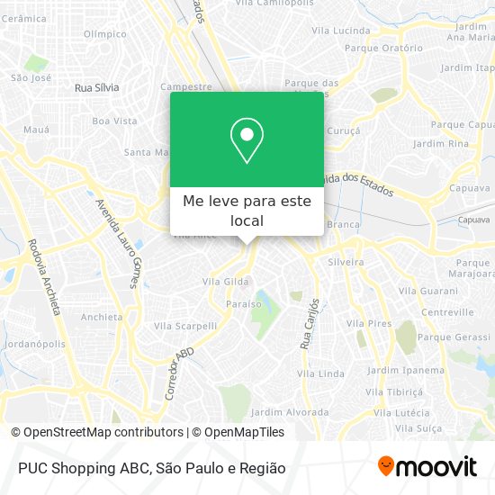 PUC Shopping ABC mapa