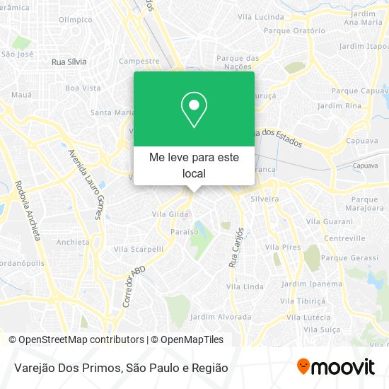 Varejão Dos Primos mapa