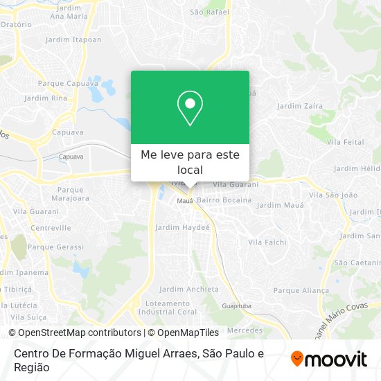 Centro De Formação Miguel Arraes mapa