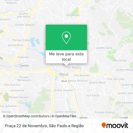 Praça 22 de Novembro mapa
