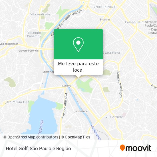 Hotel Golf mapa