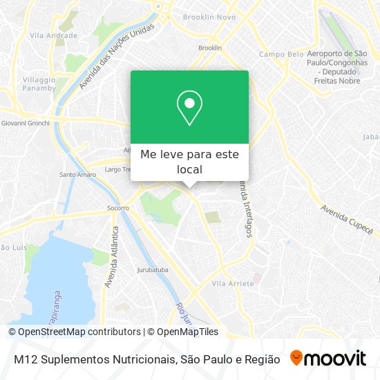 M12 Suplementos Nutricionais mapa