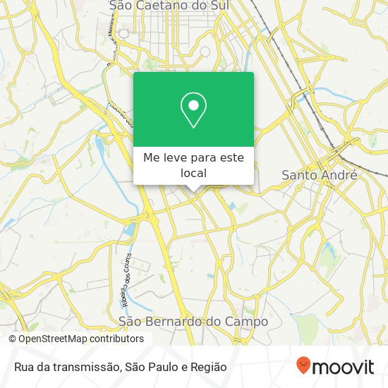 Rua da transmissão mapa