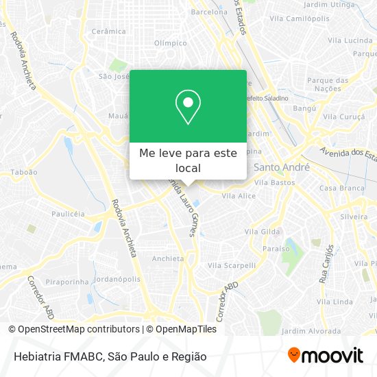 Hebiatria FMABC mapa