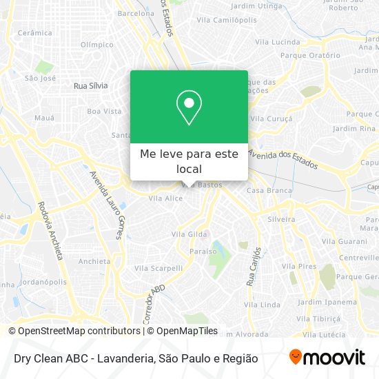 Dry Clean ABC - Lavanderia mapa