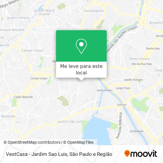 VestCasa - Jardim Sao Luis mapa