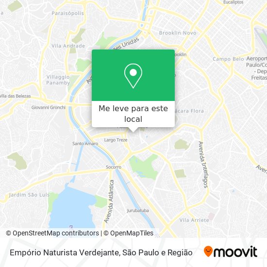 Empório Naturista Verdejante mapa