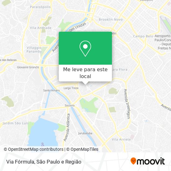 Via Fórmula mapa