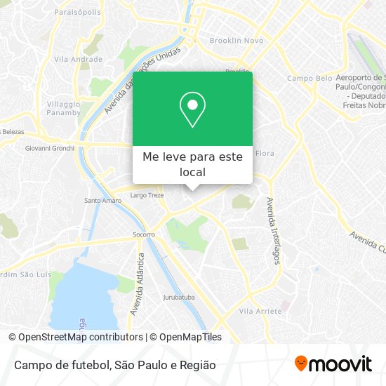 Campo de futebol mapa