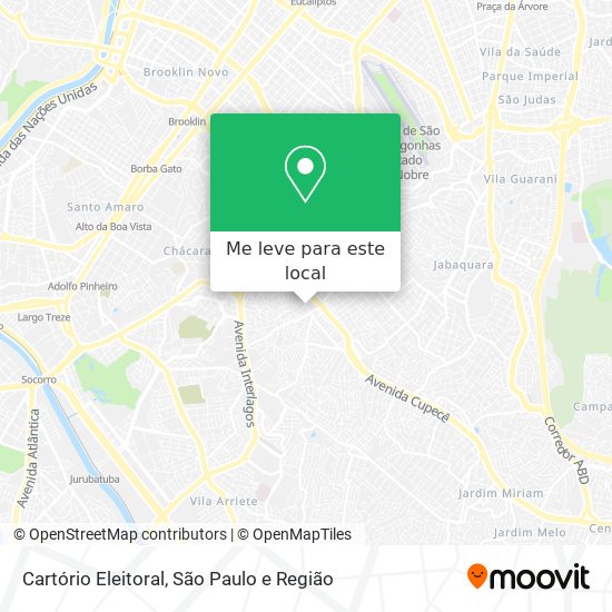 Cartório Eleitoral mapa