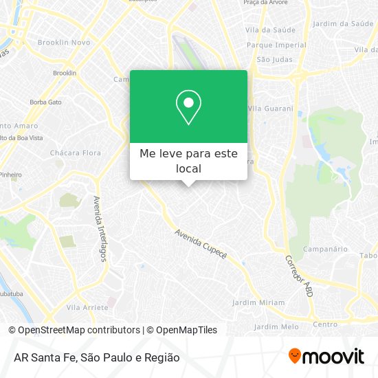 AR Santa Fe mapa