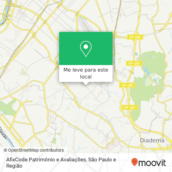 AfixCode Patrimônio e Avaliações mapa