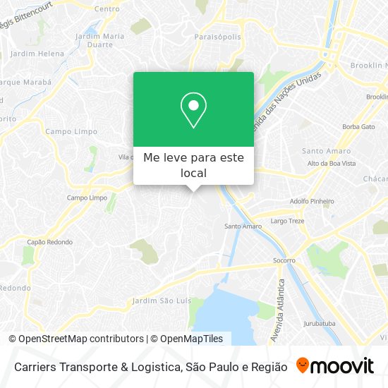Carriers Transporte & Logistica mapa