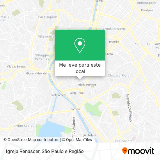 Igreja Renascer mapa