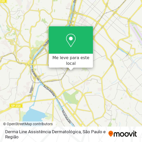 Derma Line Assistência Dermatológica mapa