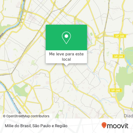 Milie do Brasil mapa