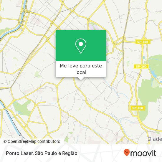 Ponto Laser mapa