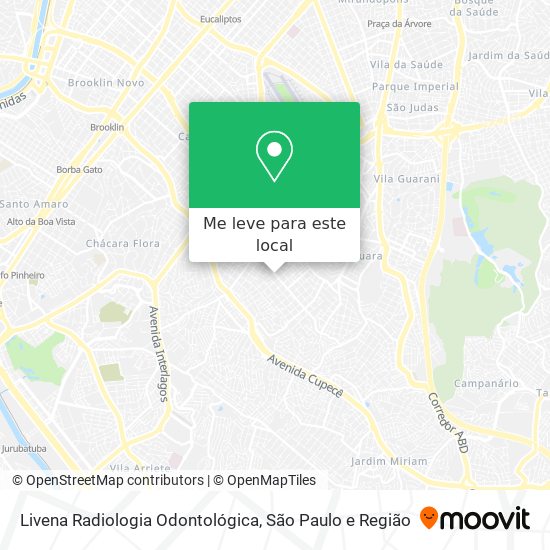 Livena Radiologia Odontológica mapa