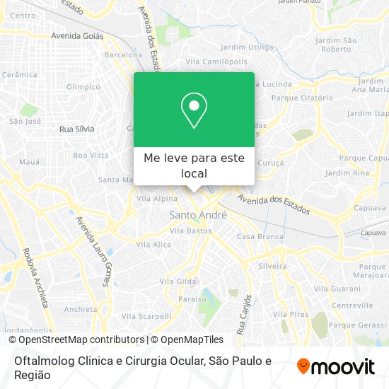 Oftalmolog Clinica e Cirurgia Ocular mapa