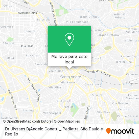 Dr Ulysses D¡Angelo Conatti _ Pediatra mapa
