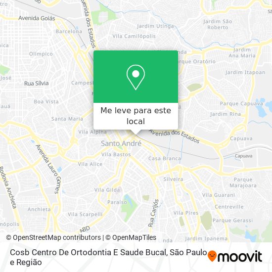 Cosb Centro De Ortodontia  E Saude Bucal mapa