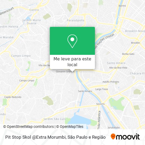 Pit Stop Skol @Extra Morumbi mapa