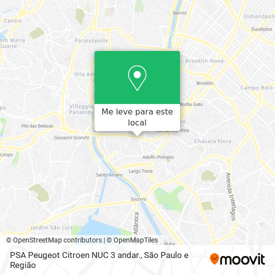 PSA Peugeot Citroen NUC 3 andar. mapa
