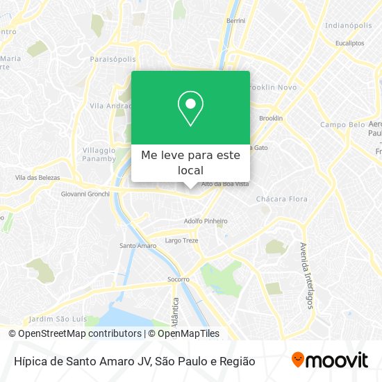 Hípica de Santo Amaro JV mapa