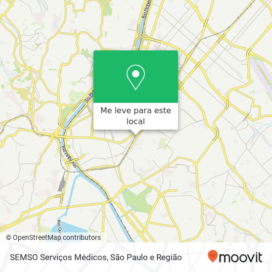 SEMSO Serviços Médicos mapa