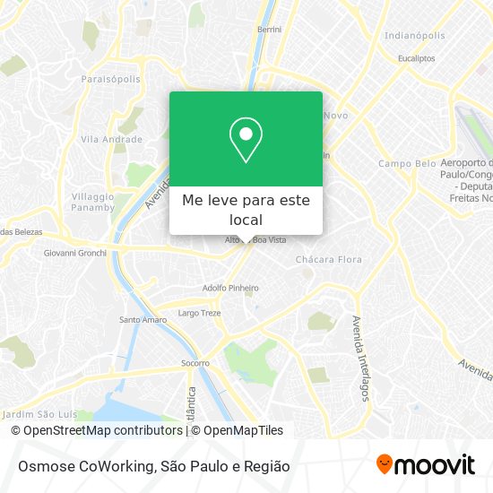 Osmose CoWorking mapa