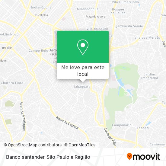 Banco santander mapa