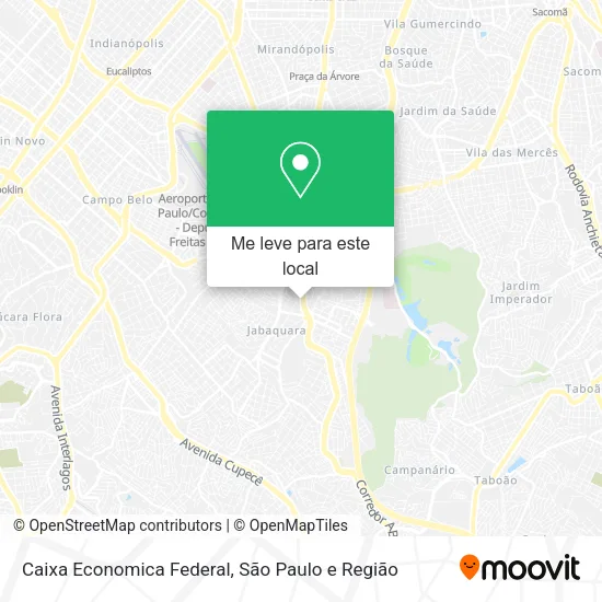 Caixa Economica Federal mapa