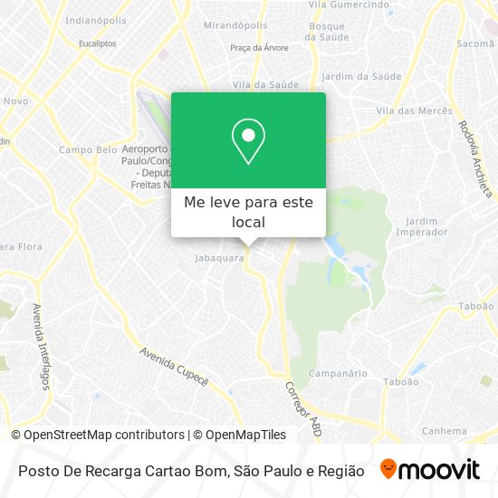 Posto De Recarga Cartao Bom mapa