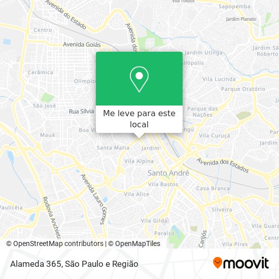 Alameda 365 mapa