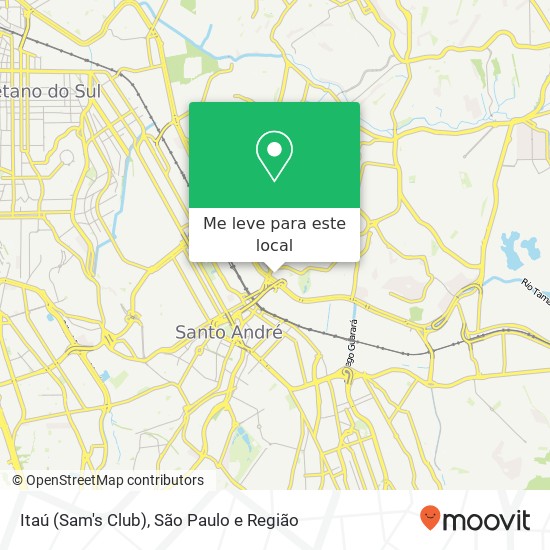 Itaú (Sam's Club) mapa