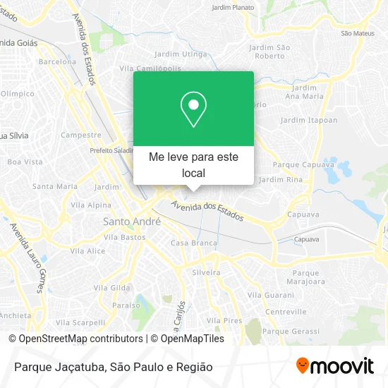 Parque Jaçatuba mapa