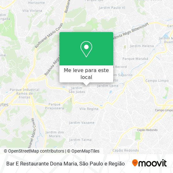 Bar E Restaurante Dona Maria mapa