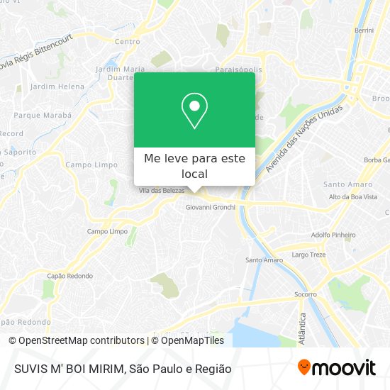 SUVIS M' BOI MIRIM mapa