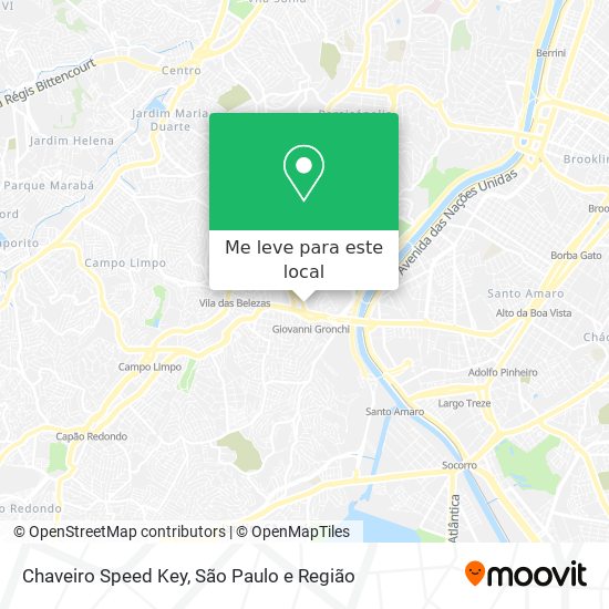Chaveiro Speed Key mapa
