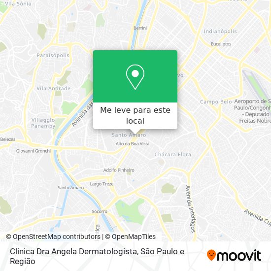 Clinica Dra Angela Dermatologista mapa