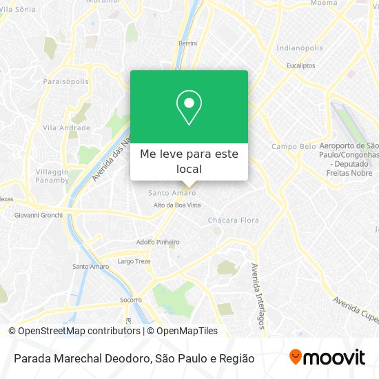 Parada Marechal Deodoro mapa