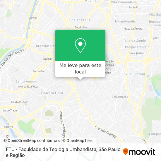 FTU - Faculdade de Teologia Umbandista mapa